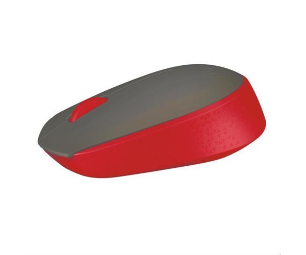 MOUSE LOGITECH OPTICAL  CORDLESS  M171  RED