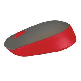 MOUSE LOGITECH OPTICAL  CORDLESS  M171  RED