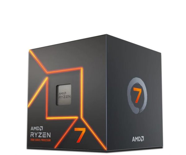 CPU AMD RYZEN 7 7700 3,8-5,3 GHZ, 8-CORE, 16 THREADS, 32MB CACHE, GRAFICA INTEGRATA, VENTOLA,SK AM5